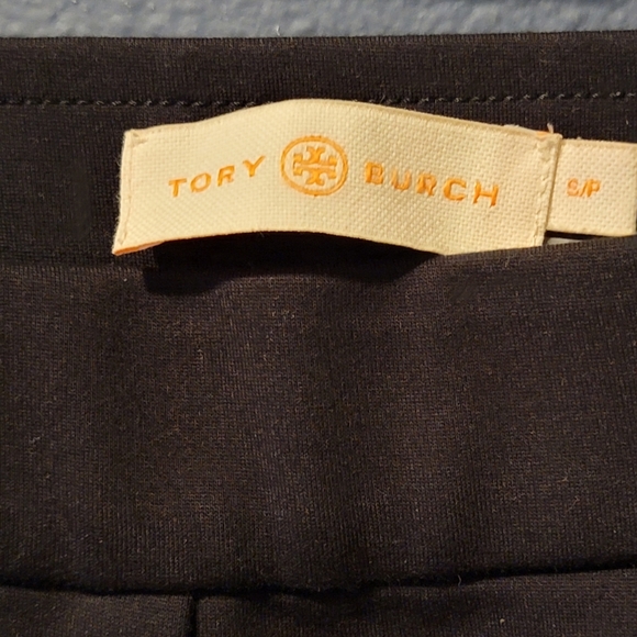Tory Burch Black Stretch Pants Women's S/P - Picture 3 of 7